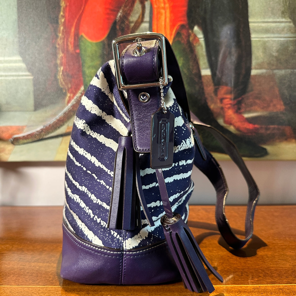 Coach Legacy Zebra Duffle