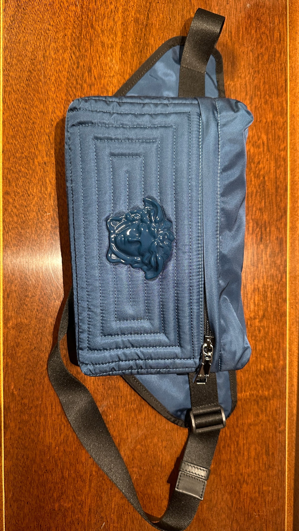Versace Nylon Palazzo Medusa Belt Bag