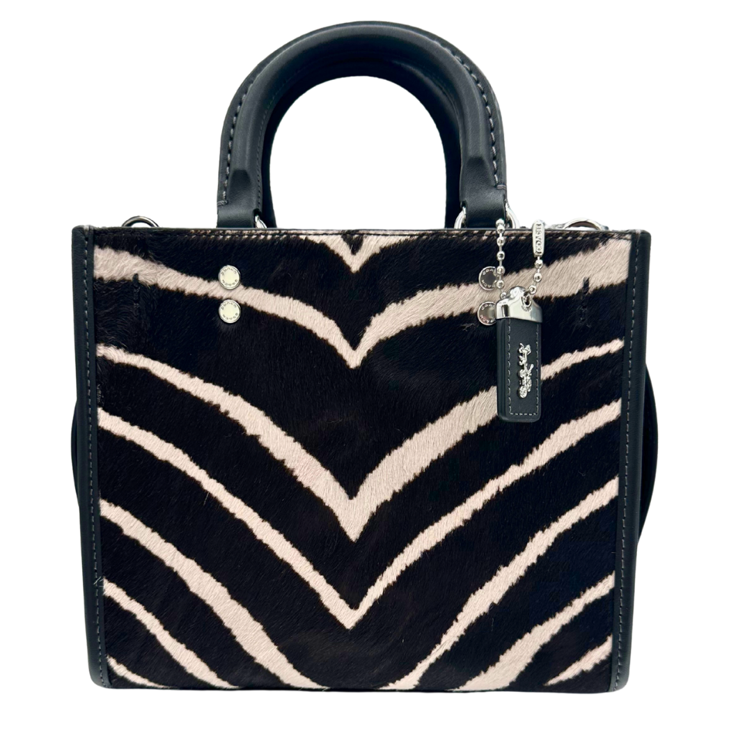 Caleb's Closet: Coach Rogue 20 Zebra Haircalf CM564