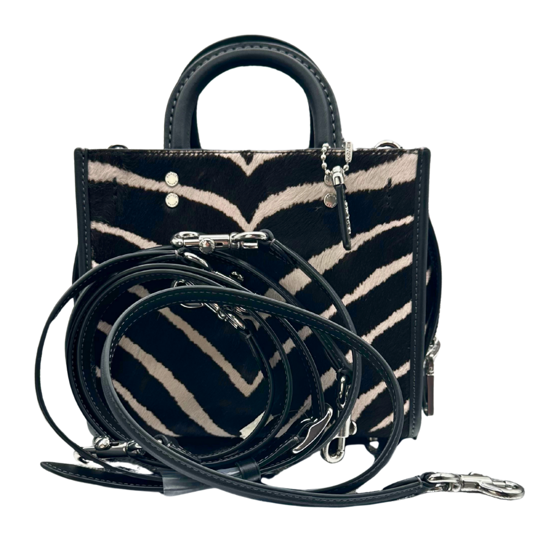Caleb's Closet: Coach Rogue 20 Zebra Haircalf CM564