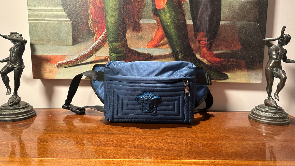 Versace Nylon Palazzo Medusa Belt Bag
