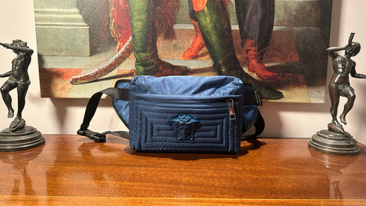 Versace Nylon Palazzo Medusa Belt Bag