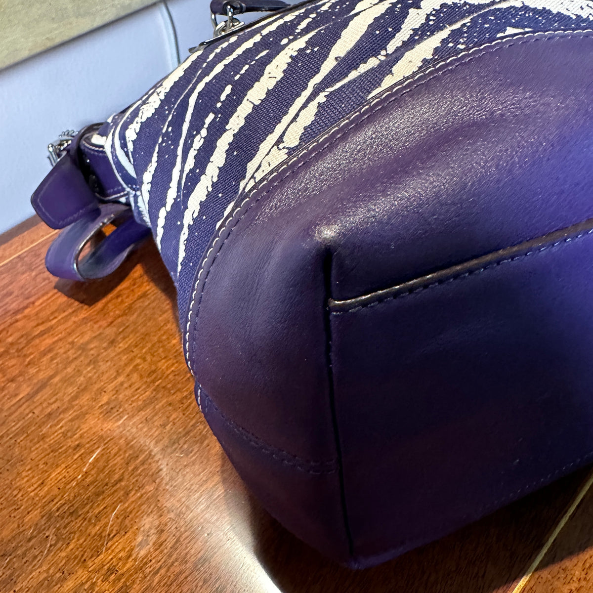 Coach Legacy Zebra Duffle