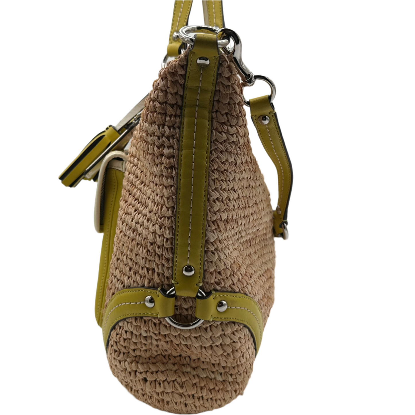 Coach Legacy Straw Satchel #23181