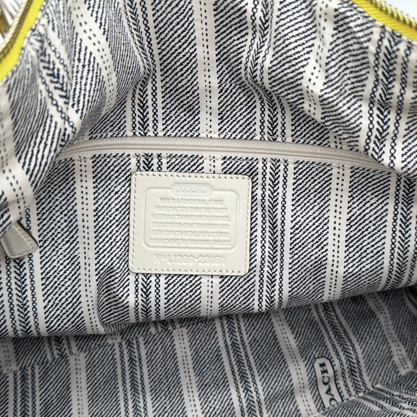 Coach Legacy Straw Satchel #23181
